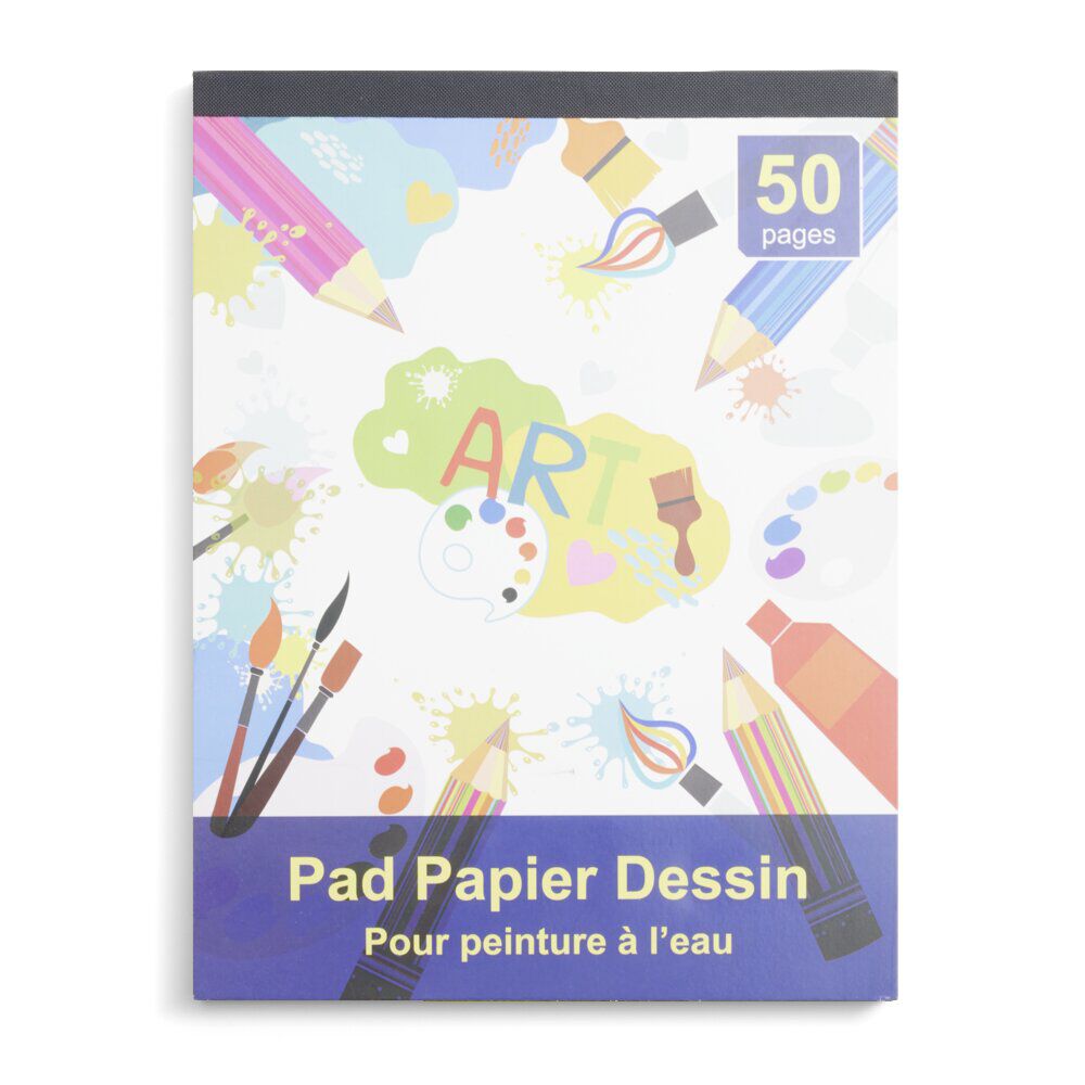 Lot de 50 feuilles pour peinture à l'eau