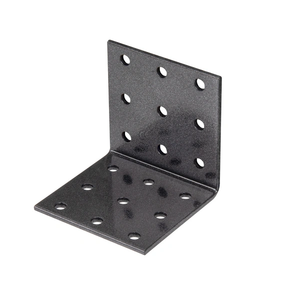 Lochplattenwinkel, BxHxL: 60 x 60 x 60 mm, Stahl, 50 Stück