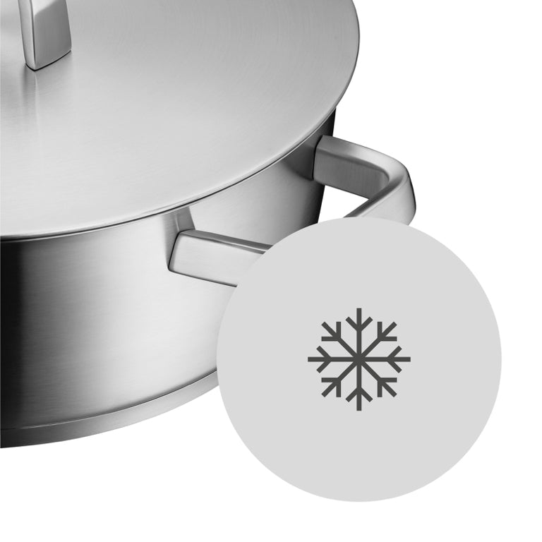 WMF Iconic Kookpan hoog met deksel - Ø240mm