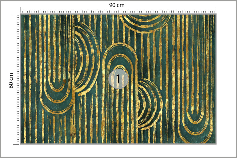 Fototapeta Abstrakcyjny Wzór Geometryczny 90x60cm