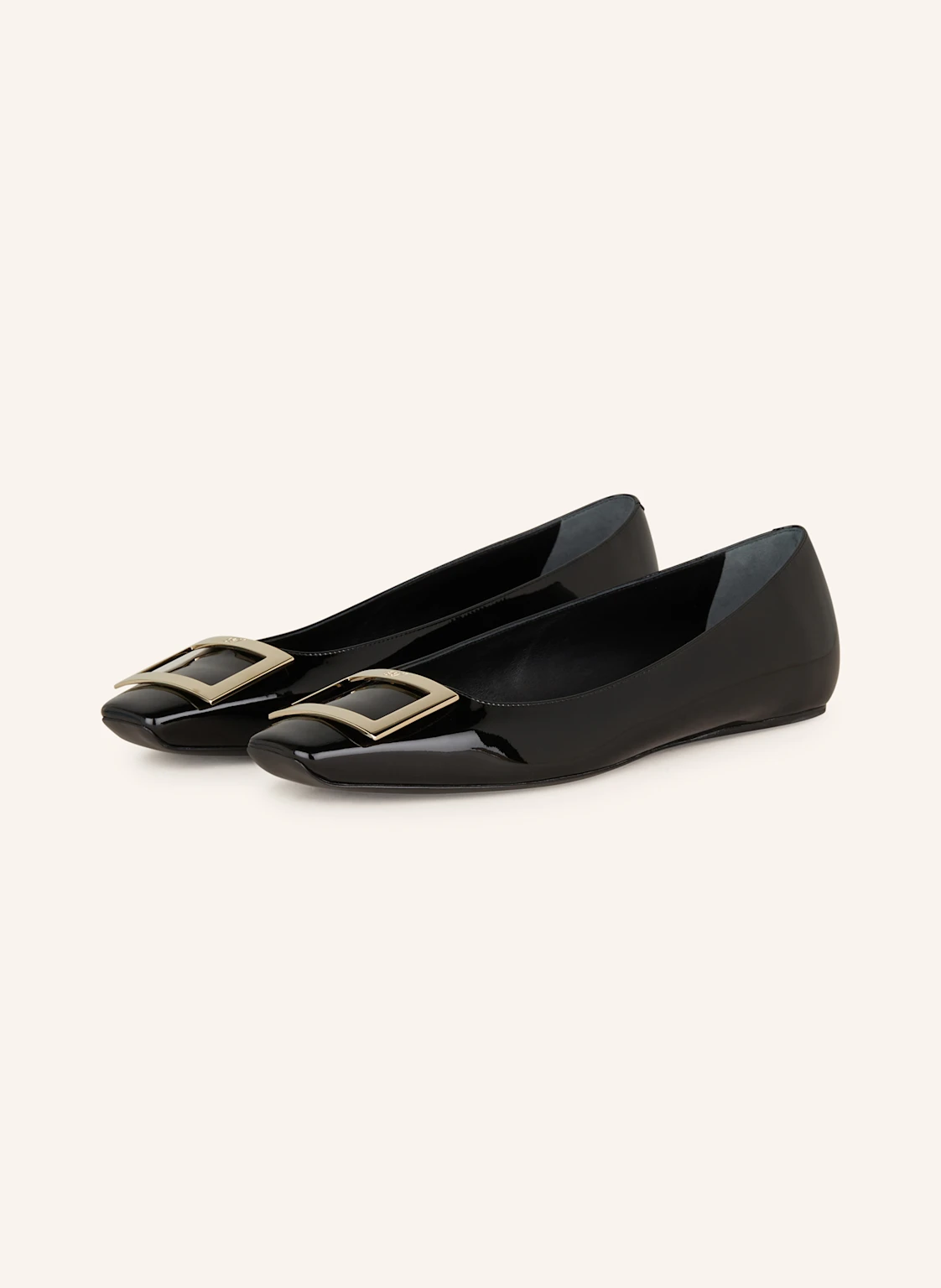Roger Vivier Lackballerinas TROMPETTE