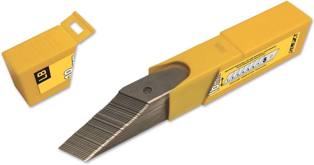 OLFA LB-50B 5016 Heavy-Duty Snap-Off Blades, 18-mm, 50-pk