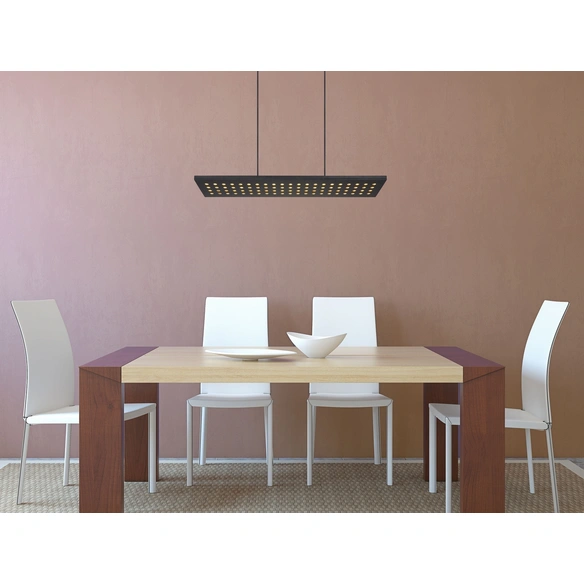 Hängeleuchte, (BxHxL): 20 x 120 x 80 cm, Metall, 40 W