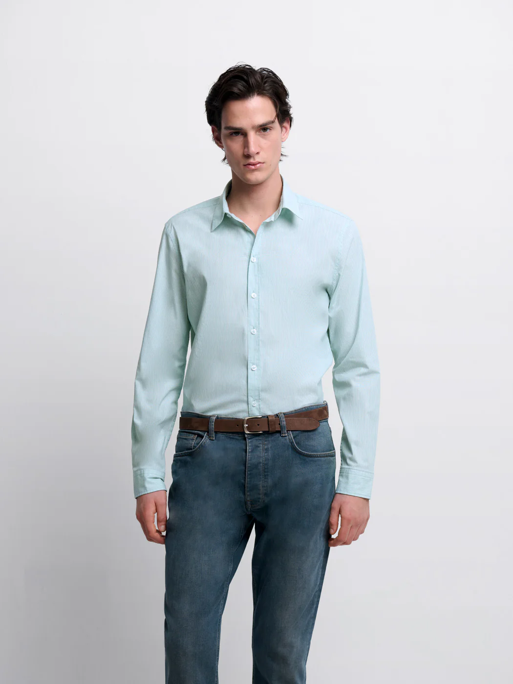 Chemise extraslim rayée