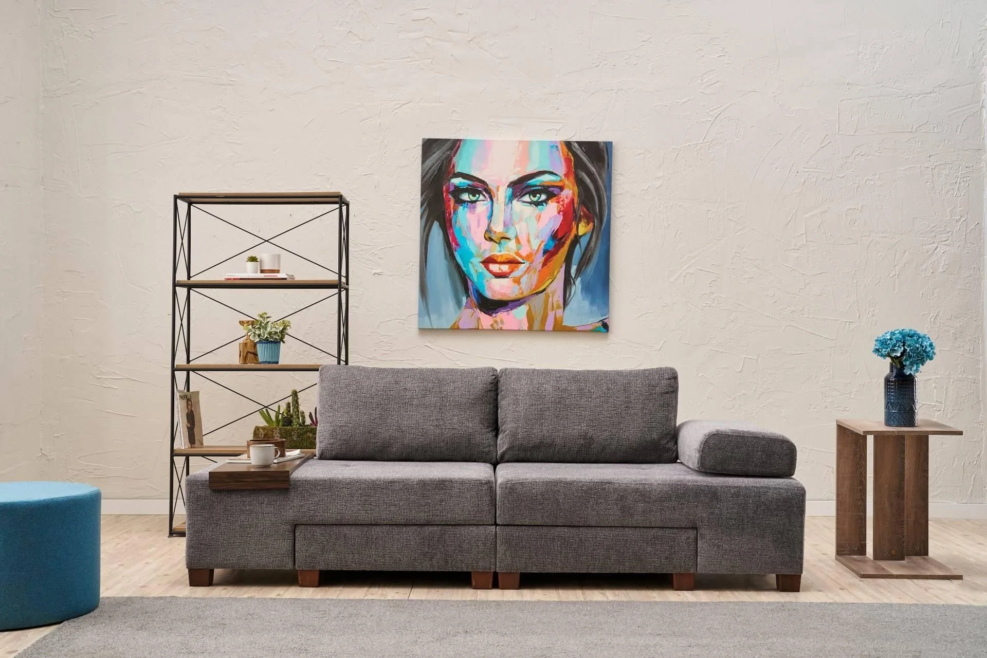 3-zitsslaapbank Perenna chenille