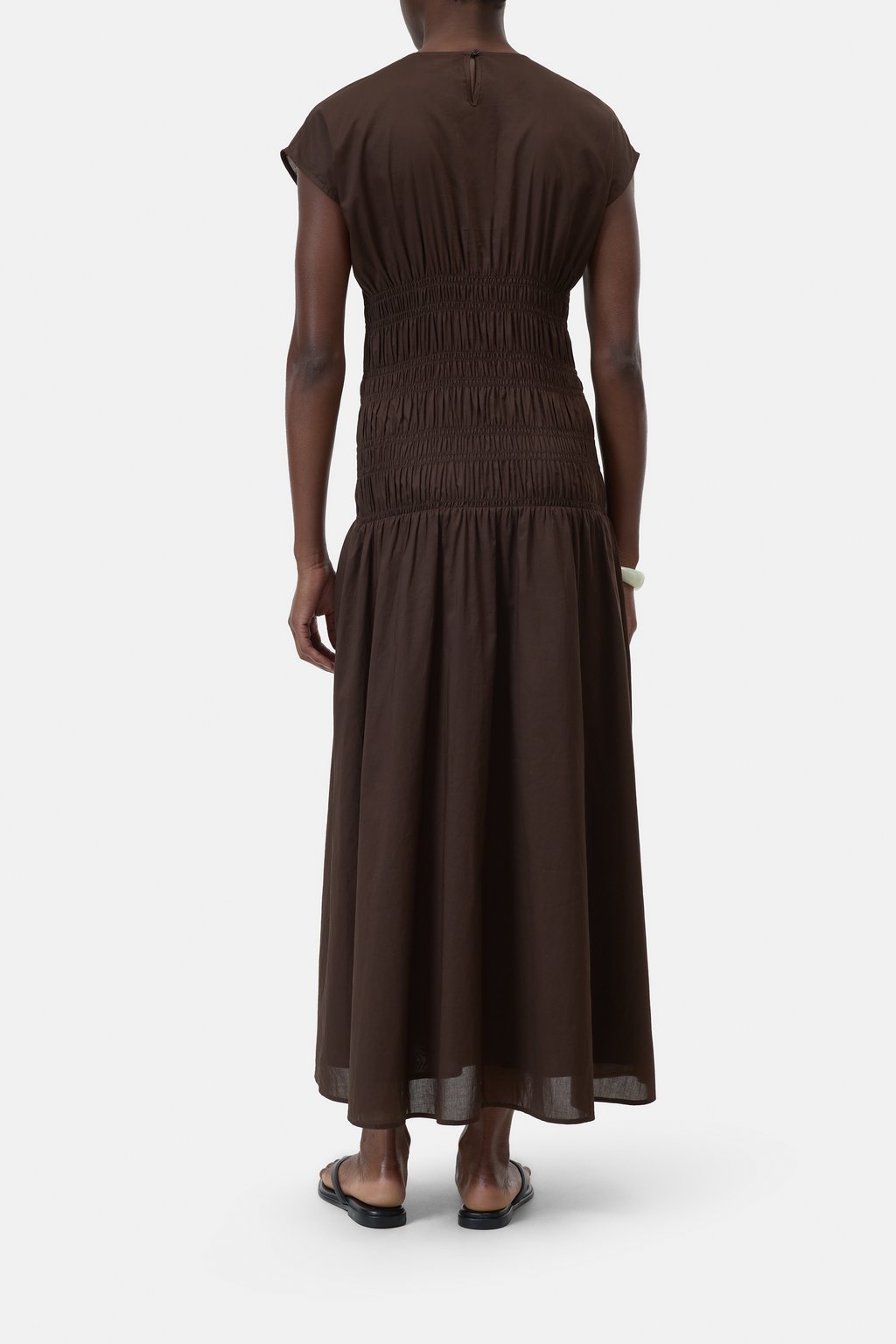Kleid mit gerafften Details
