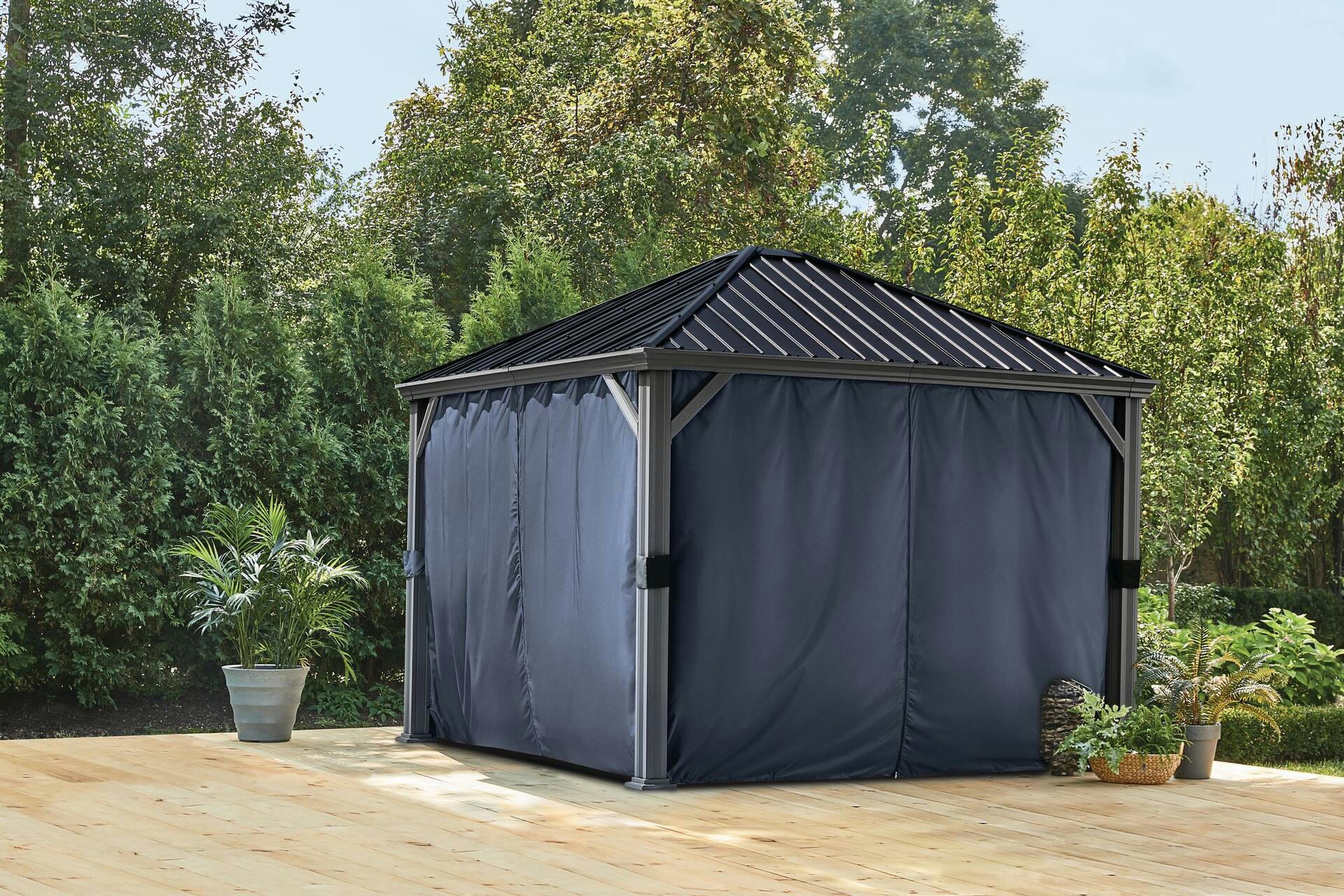 CANVAS Coastline Gazebo Walls, 10 x 10-ft