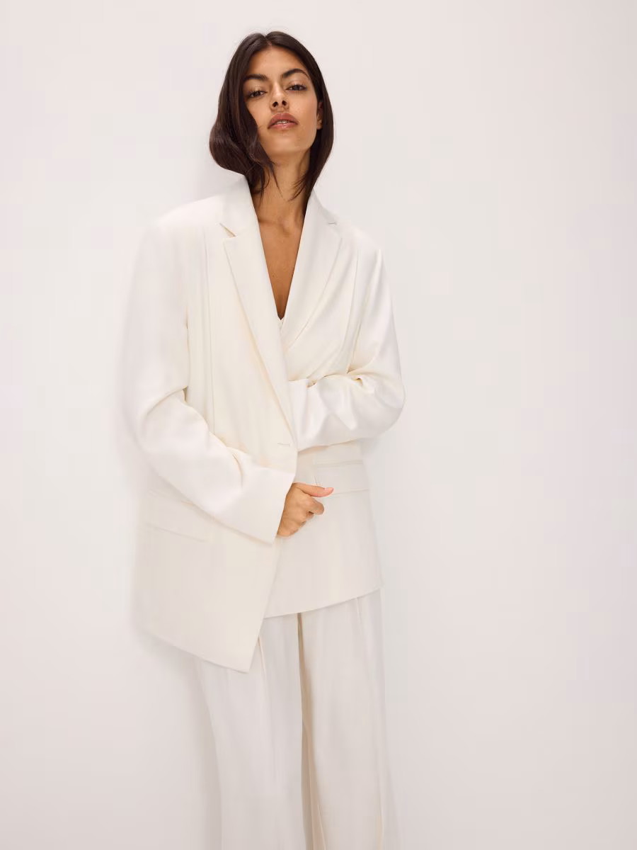 Oversized Viscose Rich Blazer