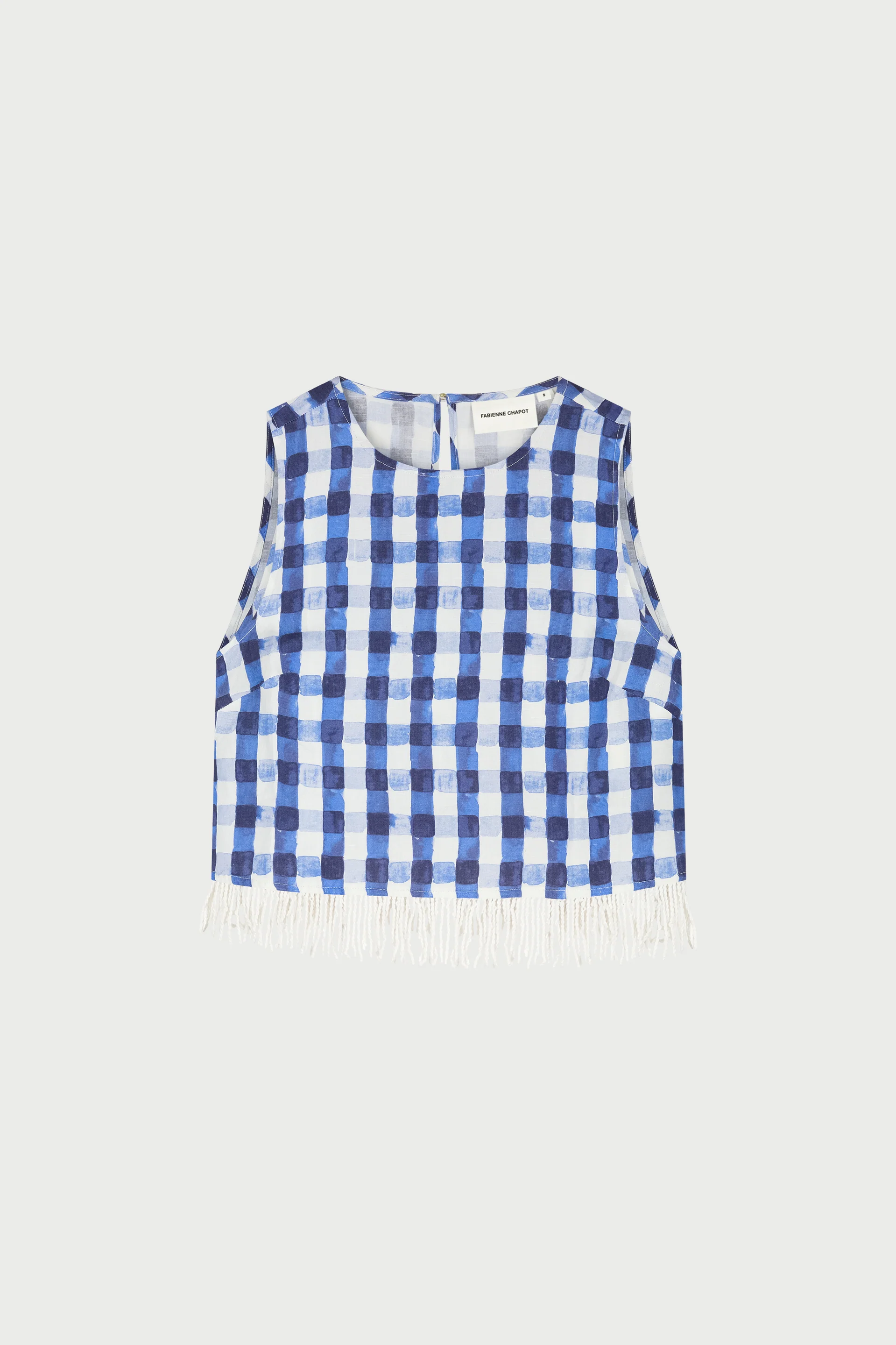 Maxime Top | Navy/Cosy White