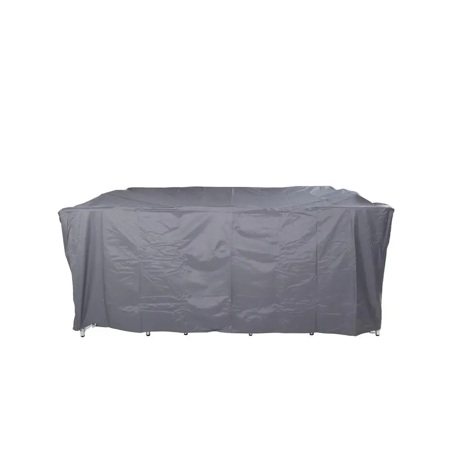 Hioshop Furnco hoes voor tuinmeubelen 130 x 210 x 160 cm grijs