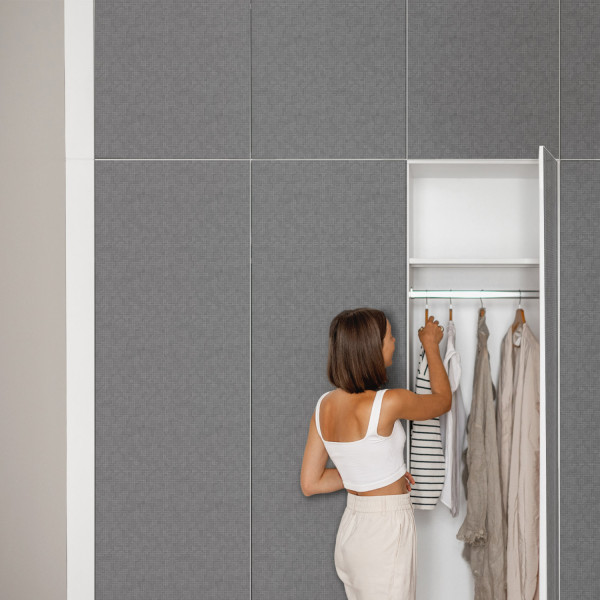 Okleina meblowa Szary kontrast 50x100 Folia samoprzylepna Kuchnia