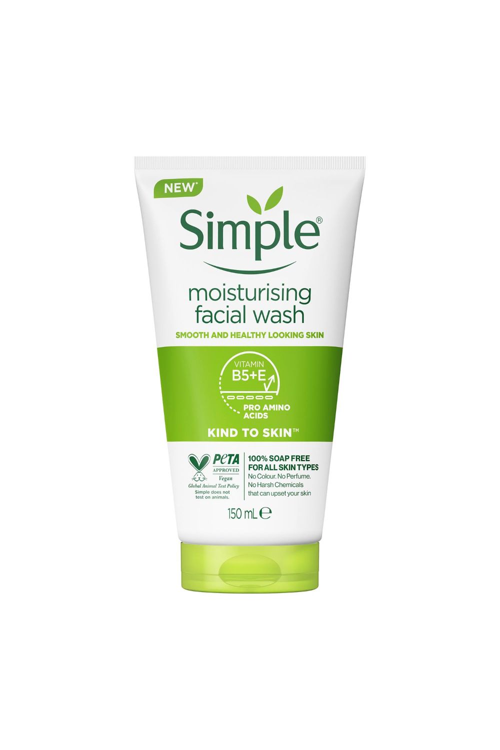 Simple Kind to Skin Refreshing & Moisturising 'Face Wash', 3 x 150ml