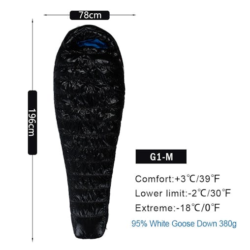 NNEOBA Mummy Camping Sleeping Bag