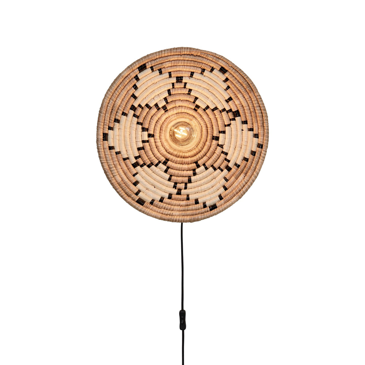GOOD&MOJO wandlamp Andros - naturel - Ø45cm