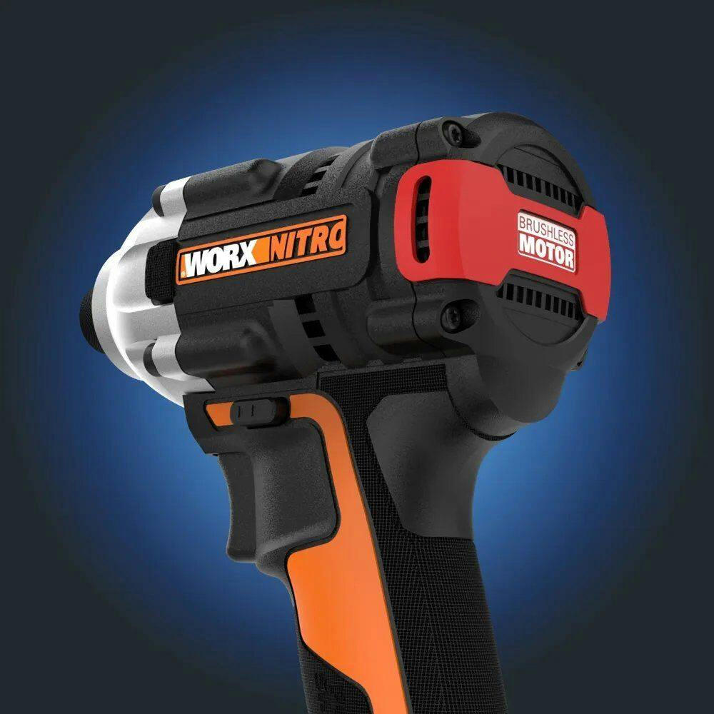 WORX NITRO 20V Brushless 3-Speed Impact Driver (Tool Only)