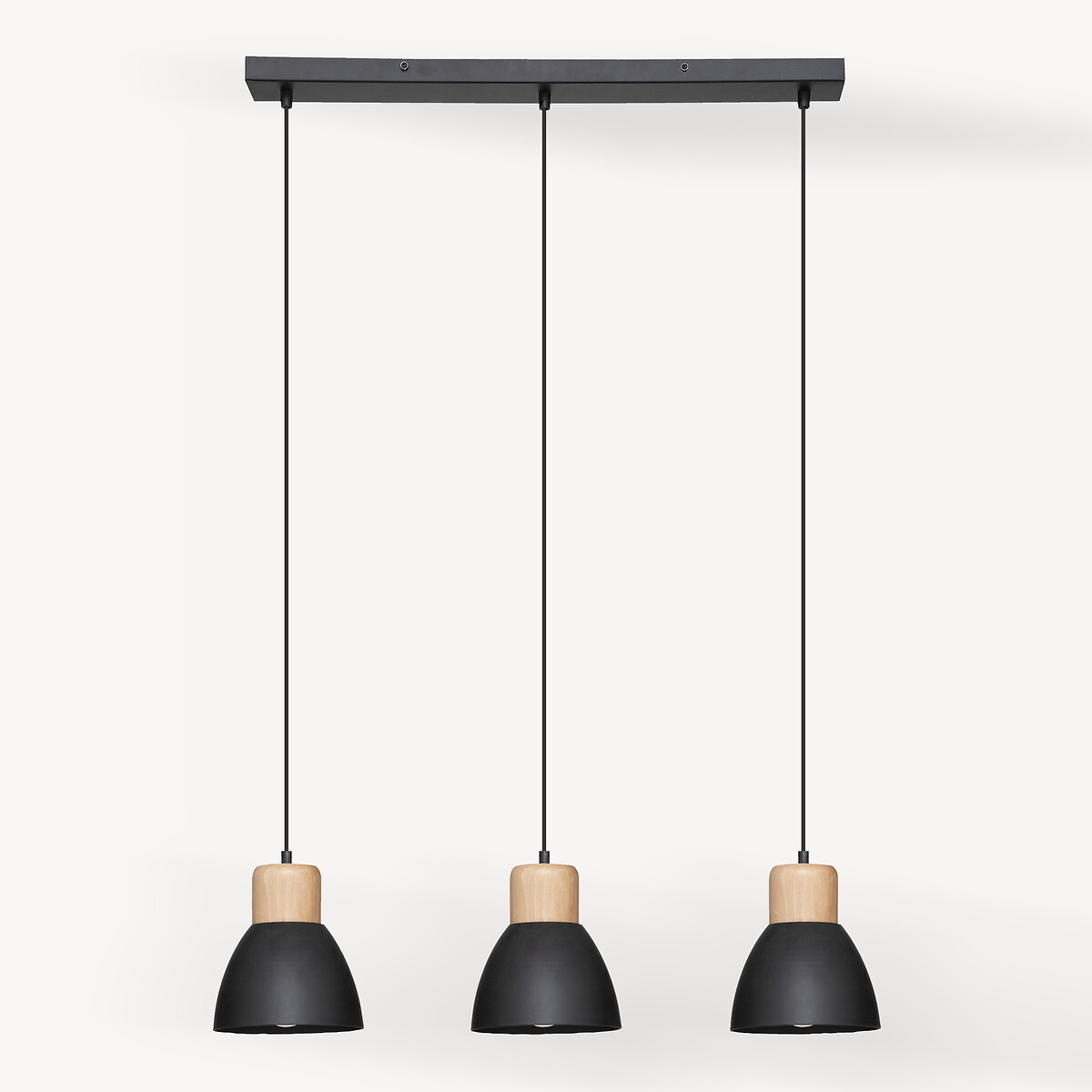 Candeeiro de teto DESY preto 38cm