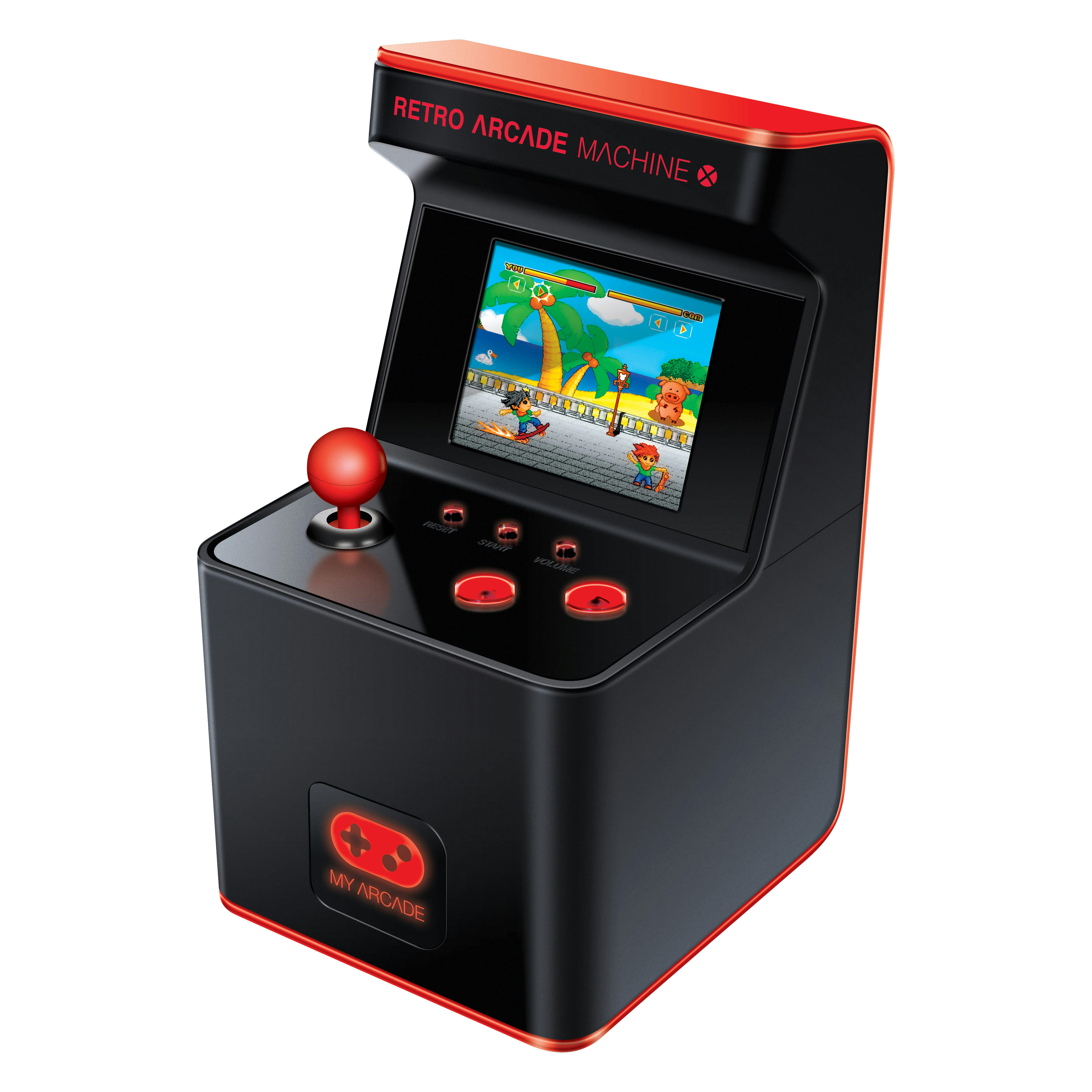 - Console rétro 300 jeux noir et rouge