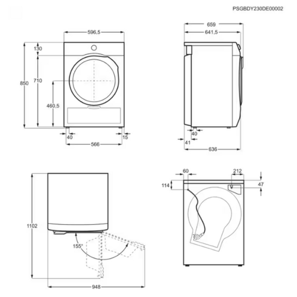 Suszarka Electrolux EW7D497UP 700 DelicateCare 9 kg