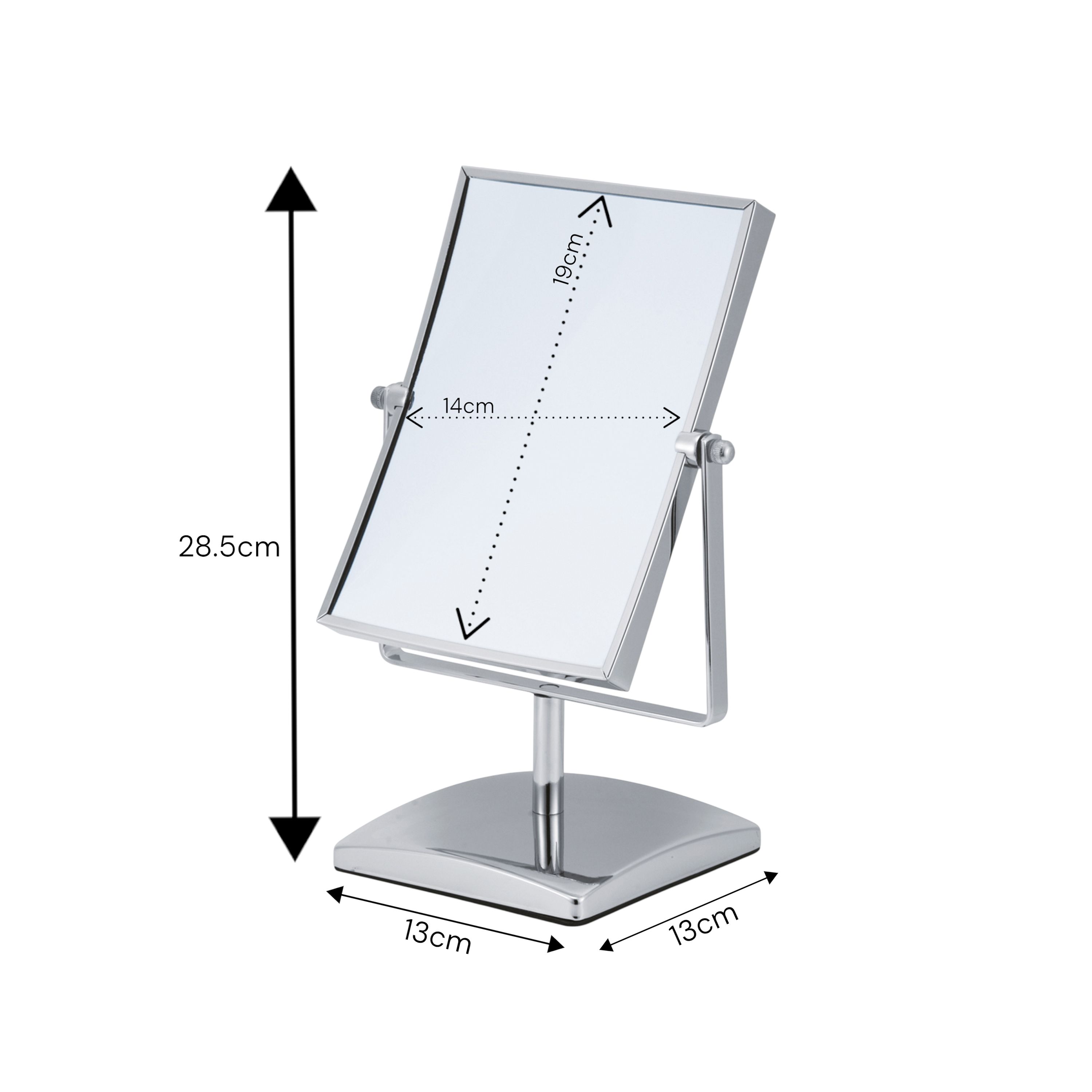 Showerdrape Stamford Freestanding Toilet Roll and Spare Paper Stand - Chrome