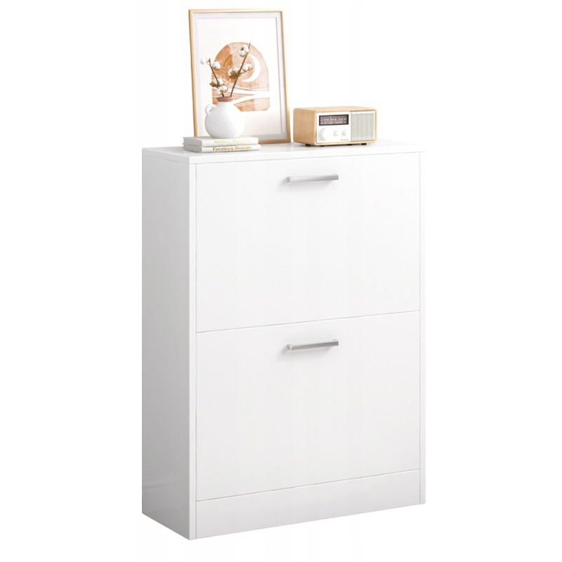 Biała szafka na obuwie loft nowoczesna 60 cm