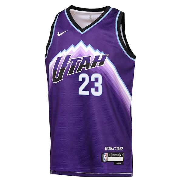 Lauri Markkanen Utah Jazz Nike Youth Icon Edition Swingman Jersey - Purple