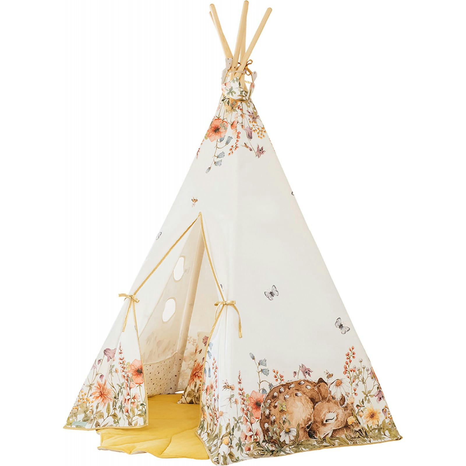 WILDFLOWERS - Tipi enfant Coton Blanc