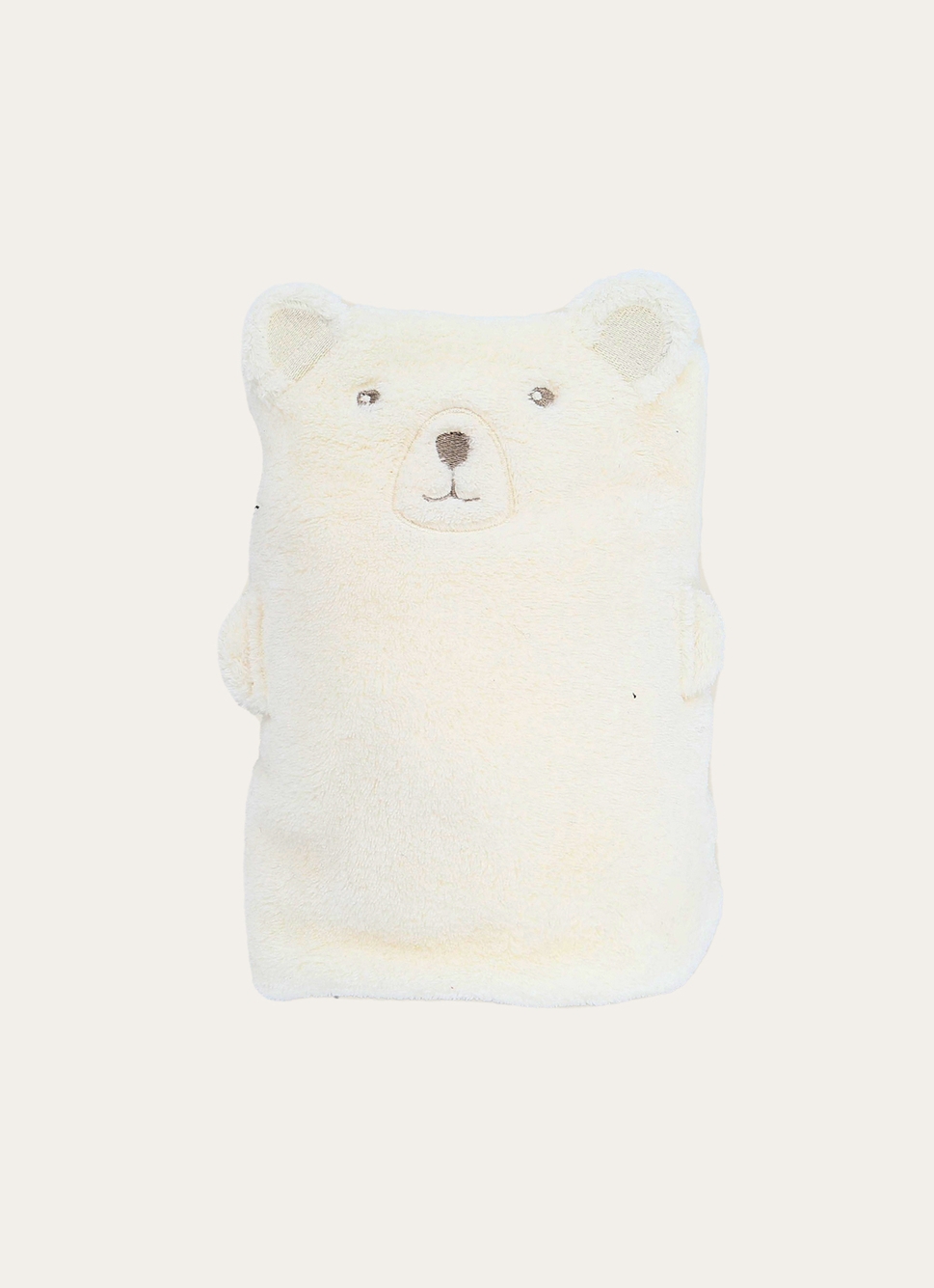 PLAID à ROULER TÊTE D'OURS BLANC