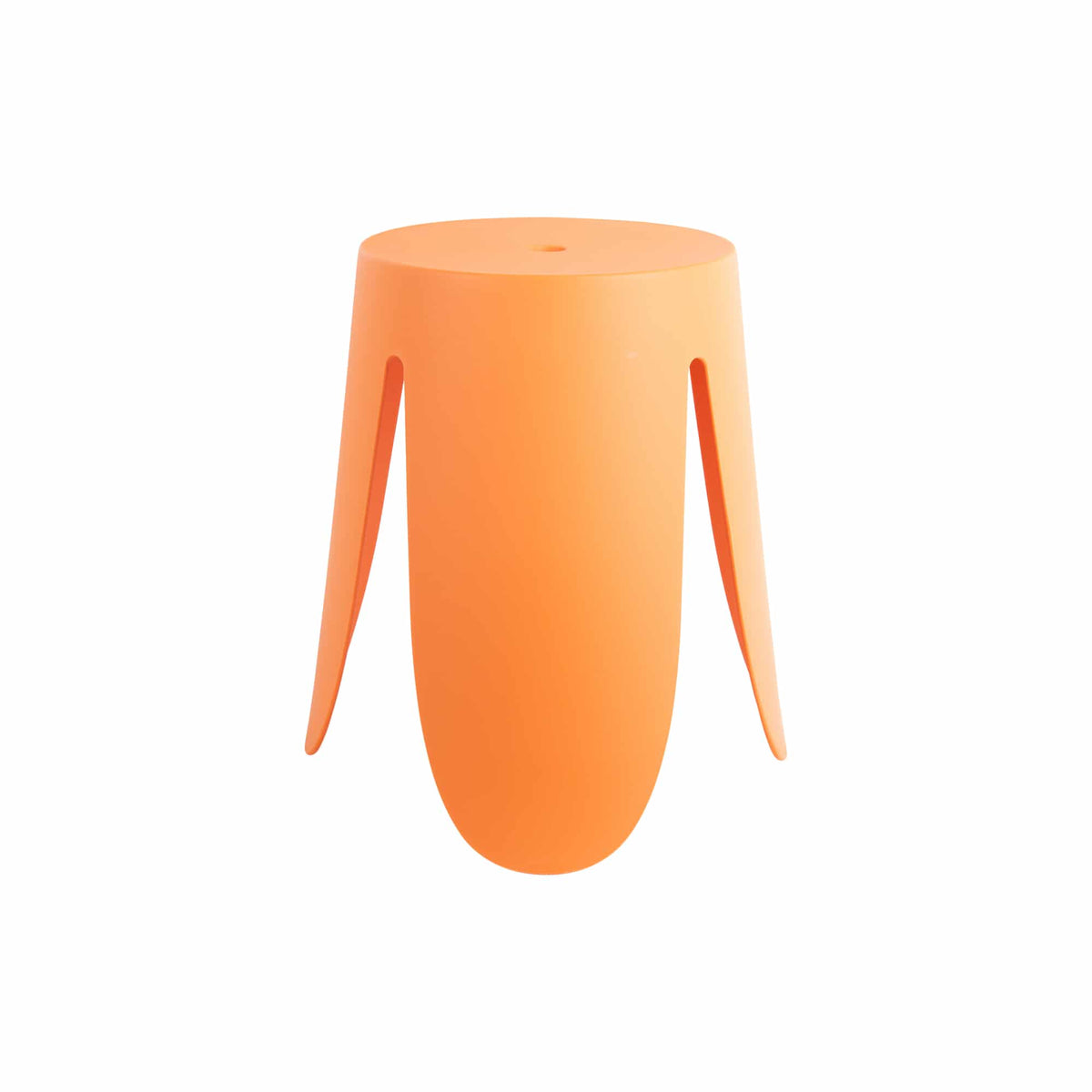 Leitmotiv poef Stool Ravish - oranje - Ø43cm