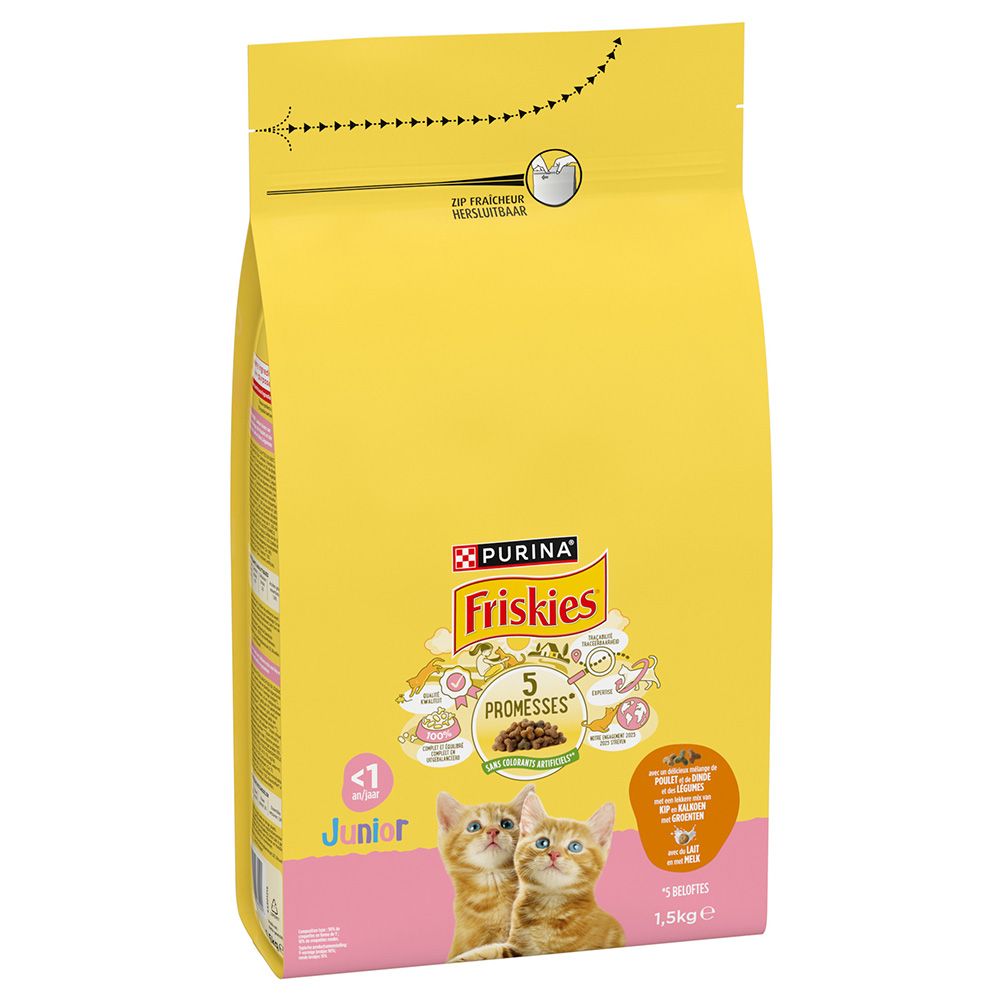 PURINA Friskies Junior Cat with Chicken, Turkey & Vegetables