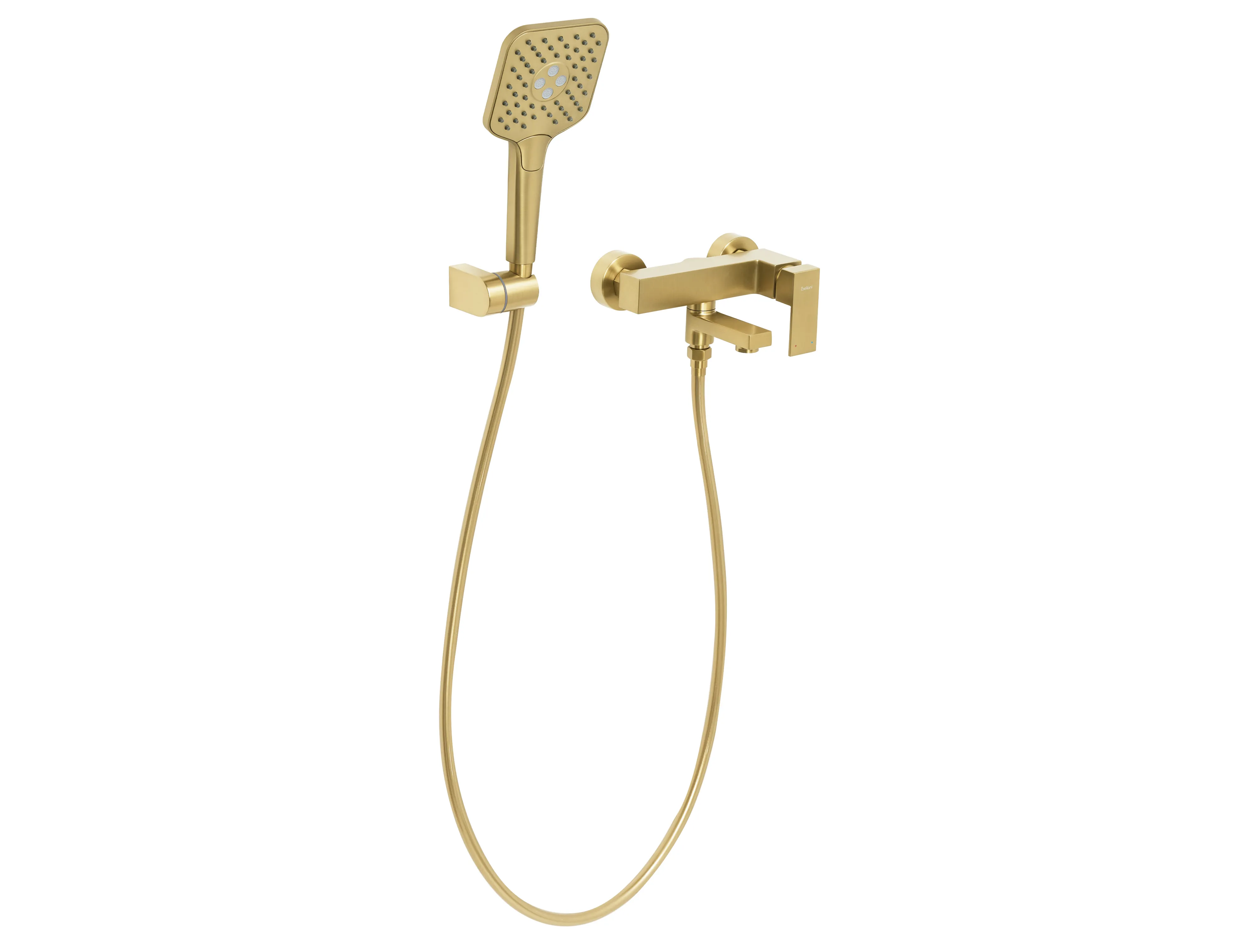 Wall Mounted Bath Shower Mixer Tap TARAPOTO Gold