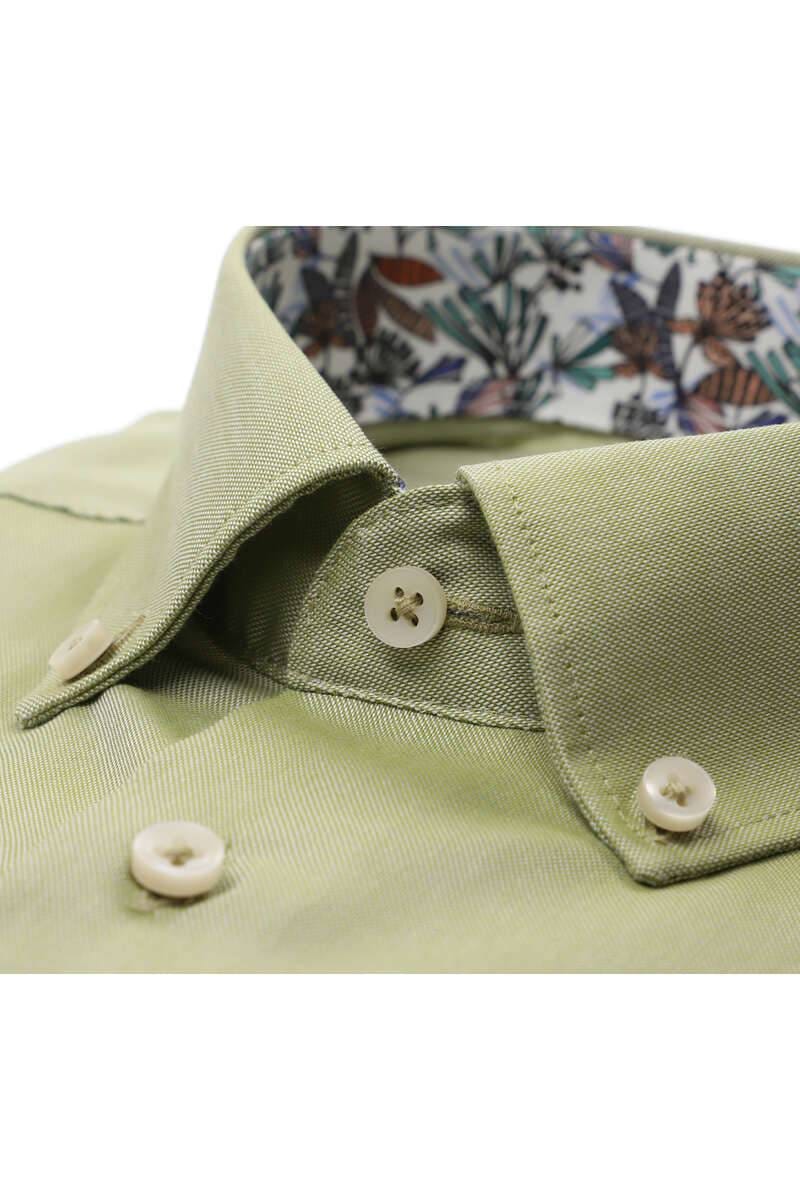 ETERNA Modern Fit Hemd grün, Einfarbig