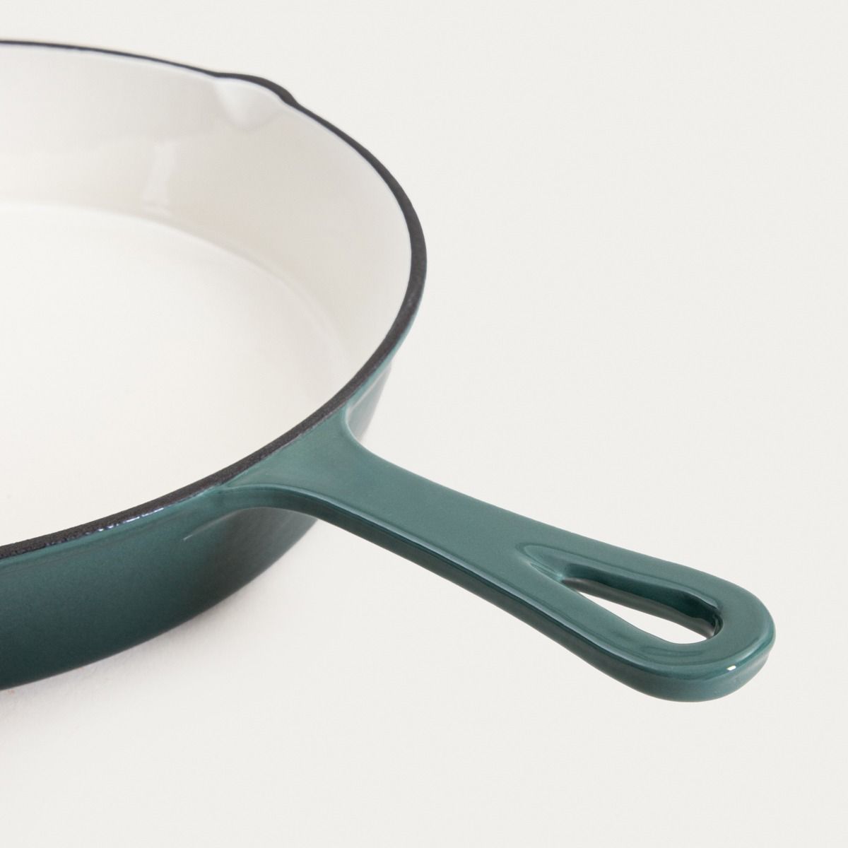 Patelnia żeliwna ANDREAS zielona ombre 26 cm