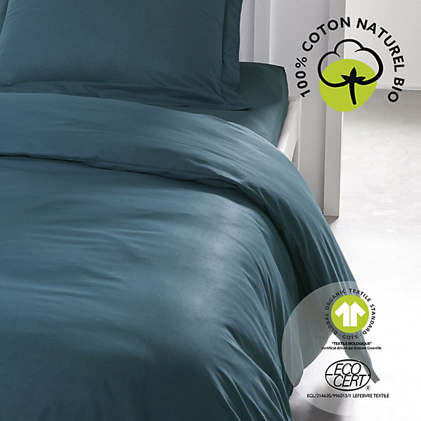 Housse de couette 1 place - 100% coton BIO