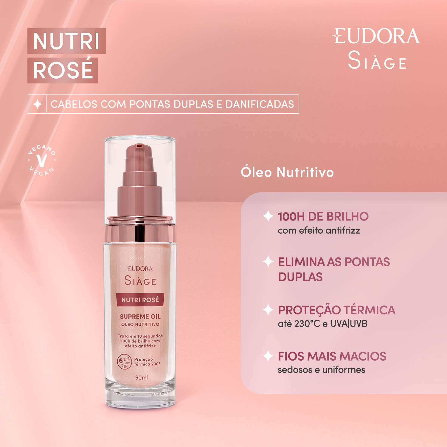 Supreme Oil Siàge Nutri Rosé 60ml