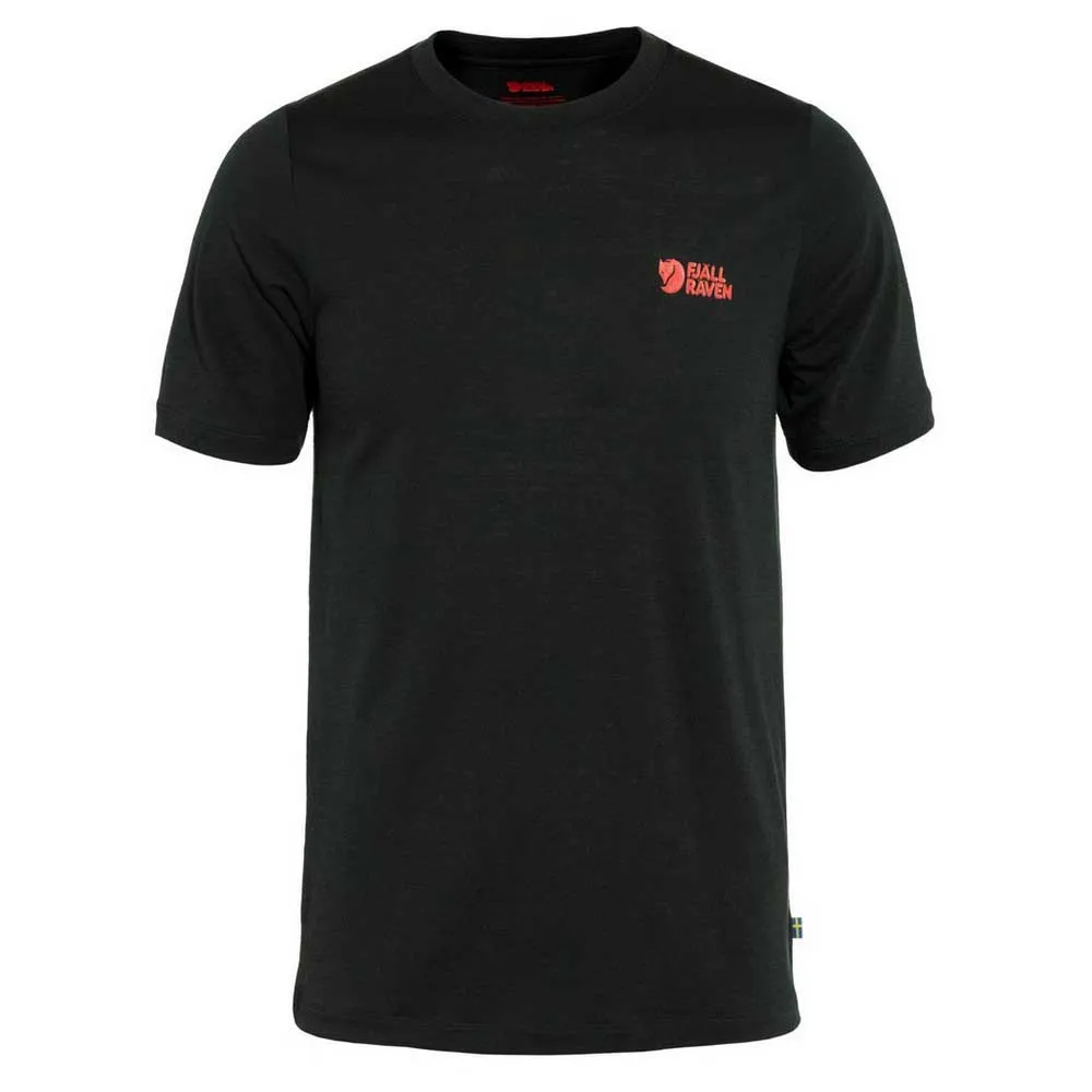 Fjällräven Abisko Wool Logo short sleeve T-shirt
