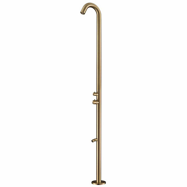 Douche Exterieure a Eau Chaude Et Froide Sined Shower Quartu Oro