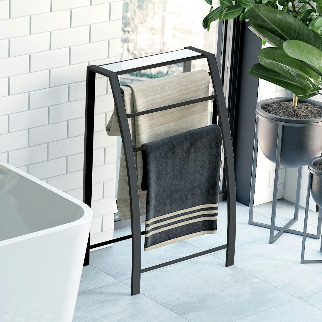 LOFT-GAME - Porte-serviette noir