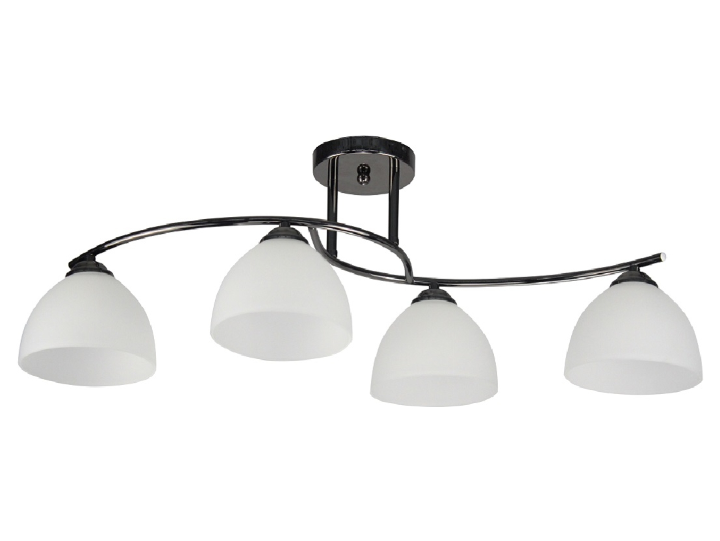 Lampa sufitowa Gracja 4-punktowa metalowa czarna