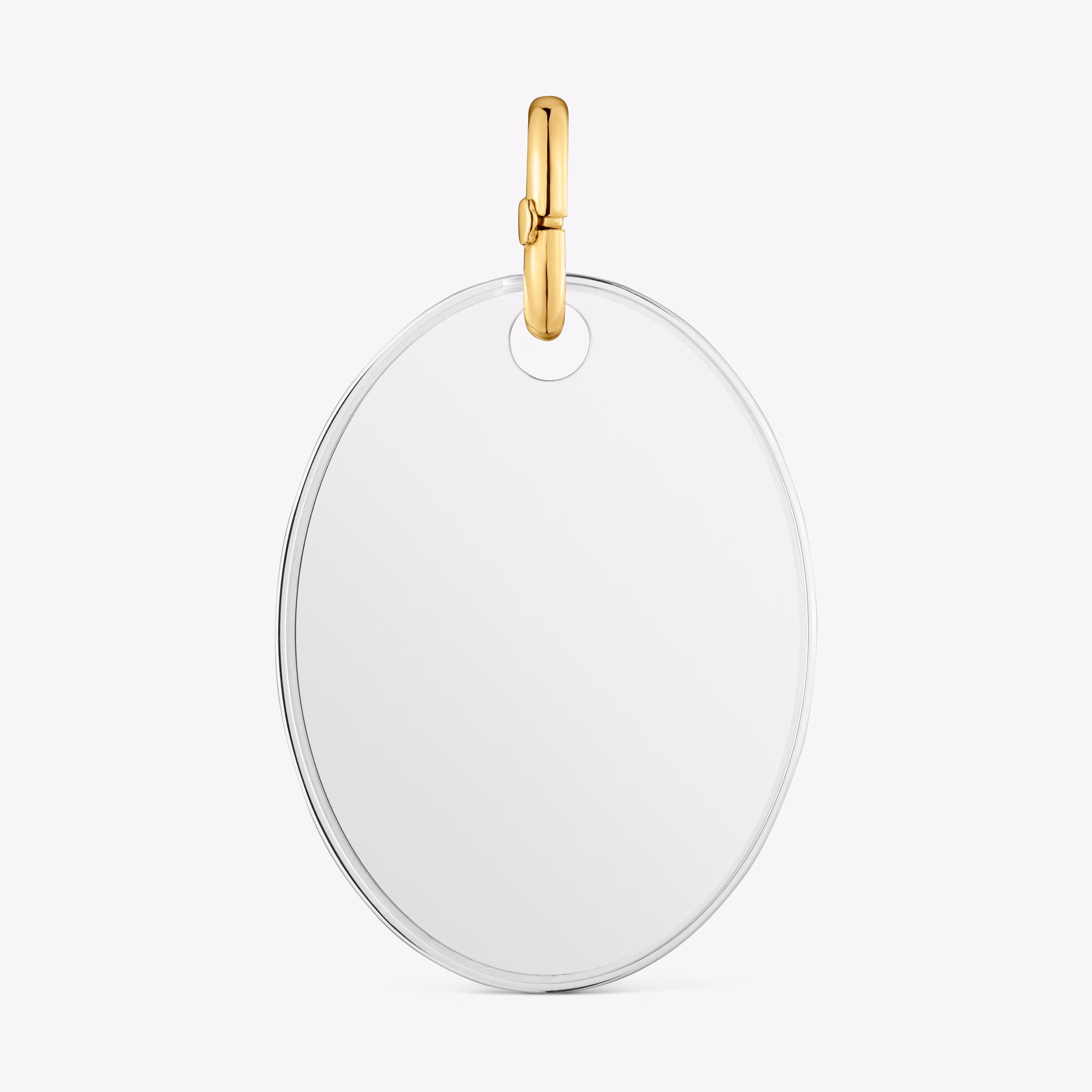 Colgante medalla bicolor 42 mm TOUS Unlock