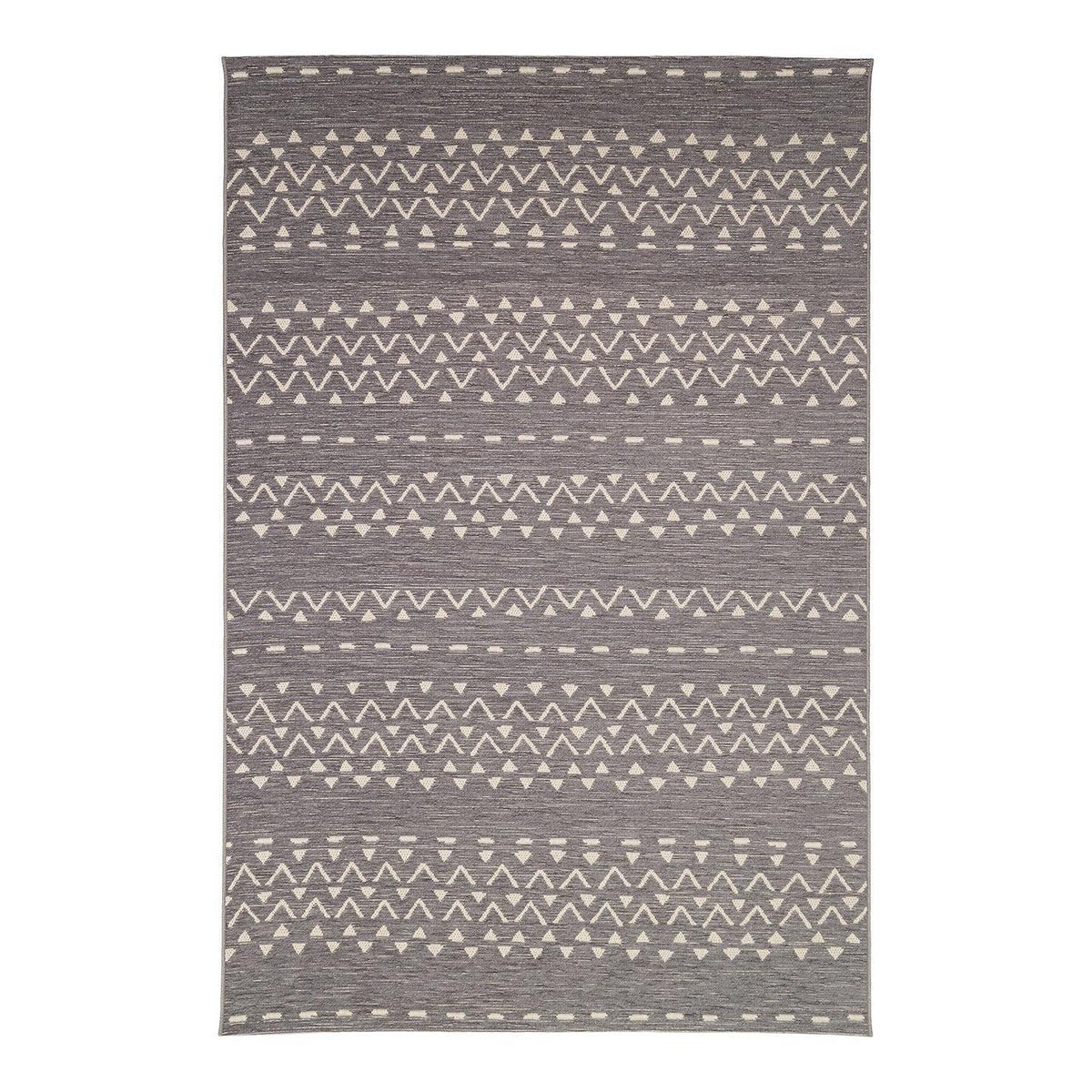 AFK Living vloerkleed Kalimba - voor binnen en buiten - grijs - 160 x 230 cm