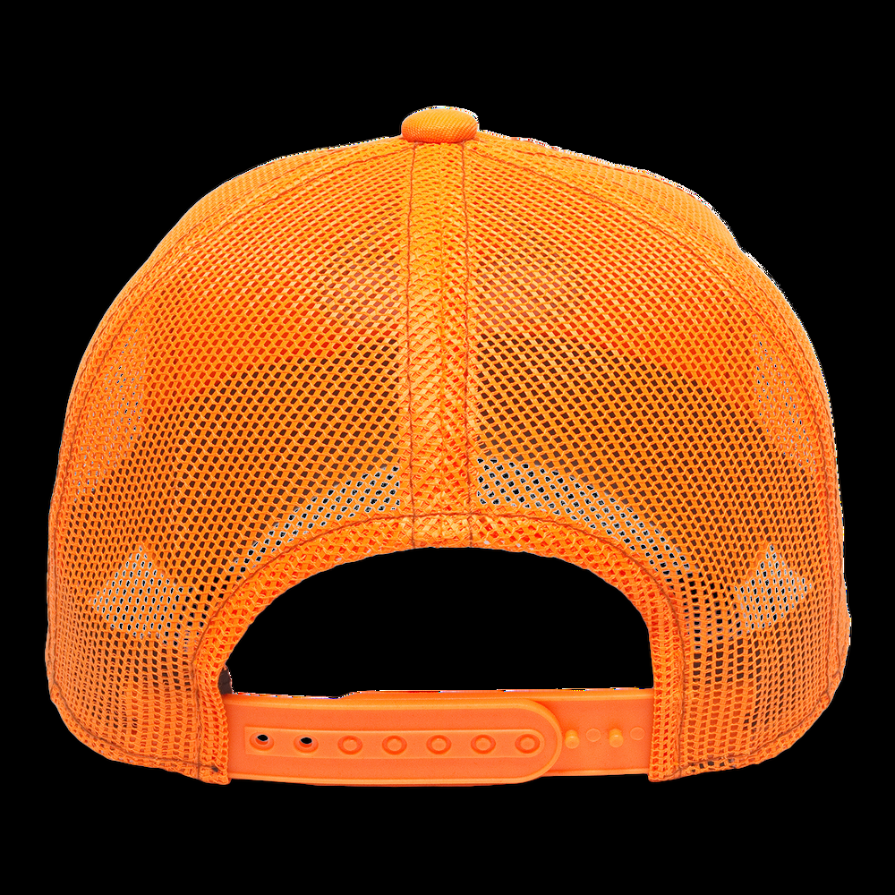 Realtree Hunting Mesh Back Baseball Cap with Adjustable Closure, Blaze Orange