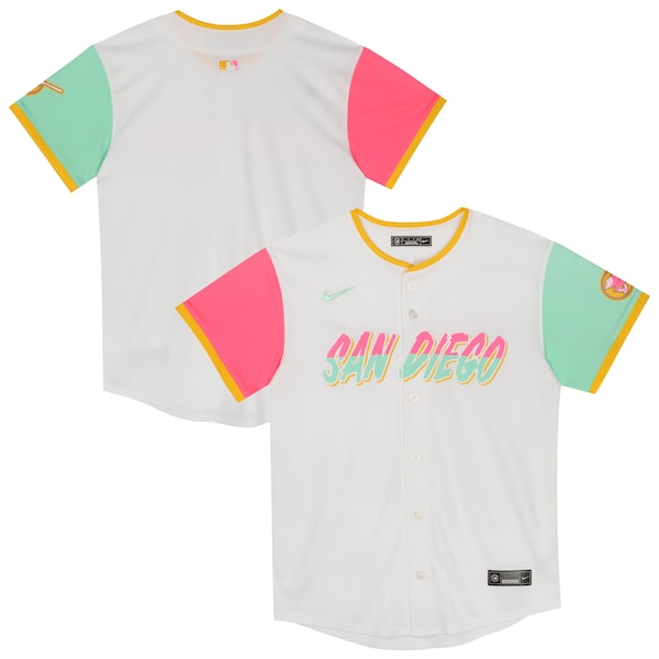 San Diego Padres Nike Preschool City Connect Jersey - White