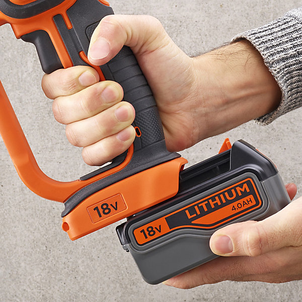 Meuleuse d'angle Sans fil - 18V - 4 Ah - 8000 trs/mn - 1 batterie - 1 disque - Poignée 3 positions BLACK DECKER BCG720M1-QW
