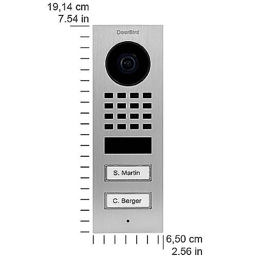 Doorbird - Portier Vidéo Ip D1102v Inox