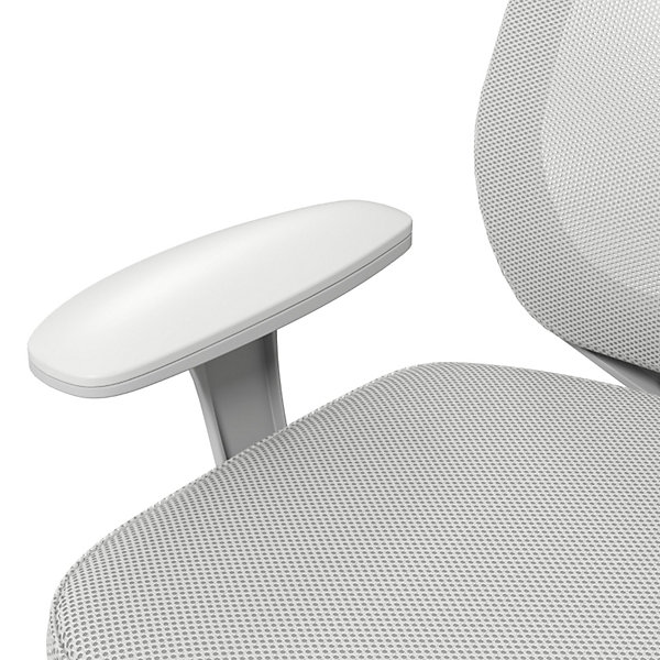 Chaise de Bureau Pivotante Ergonomique avec Réglage Hauteur - Confort Assise Polyester Gris 55x48x94,5 cm