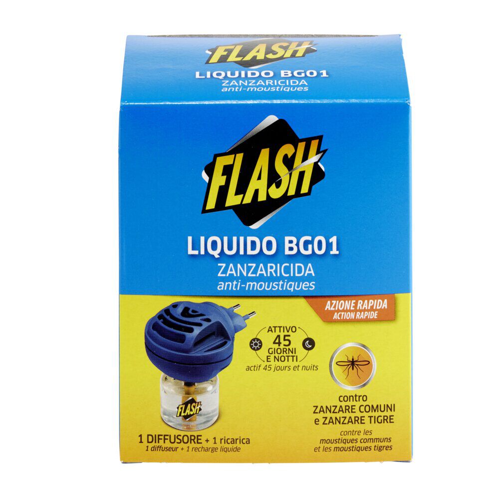 Diffuseur électrique anti moustiques Flash 1 recharge liquide