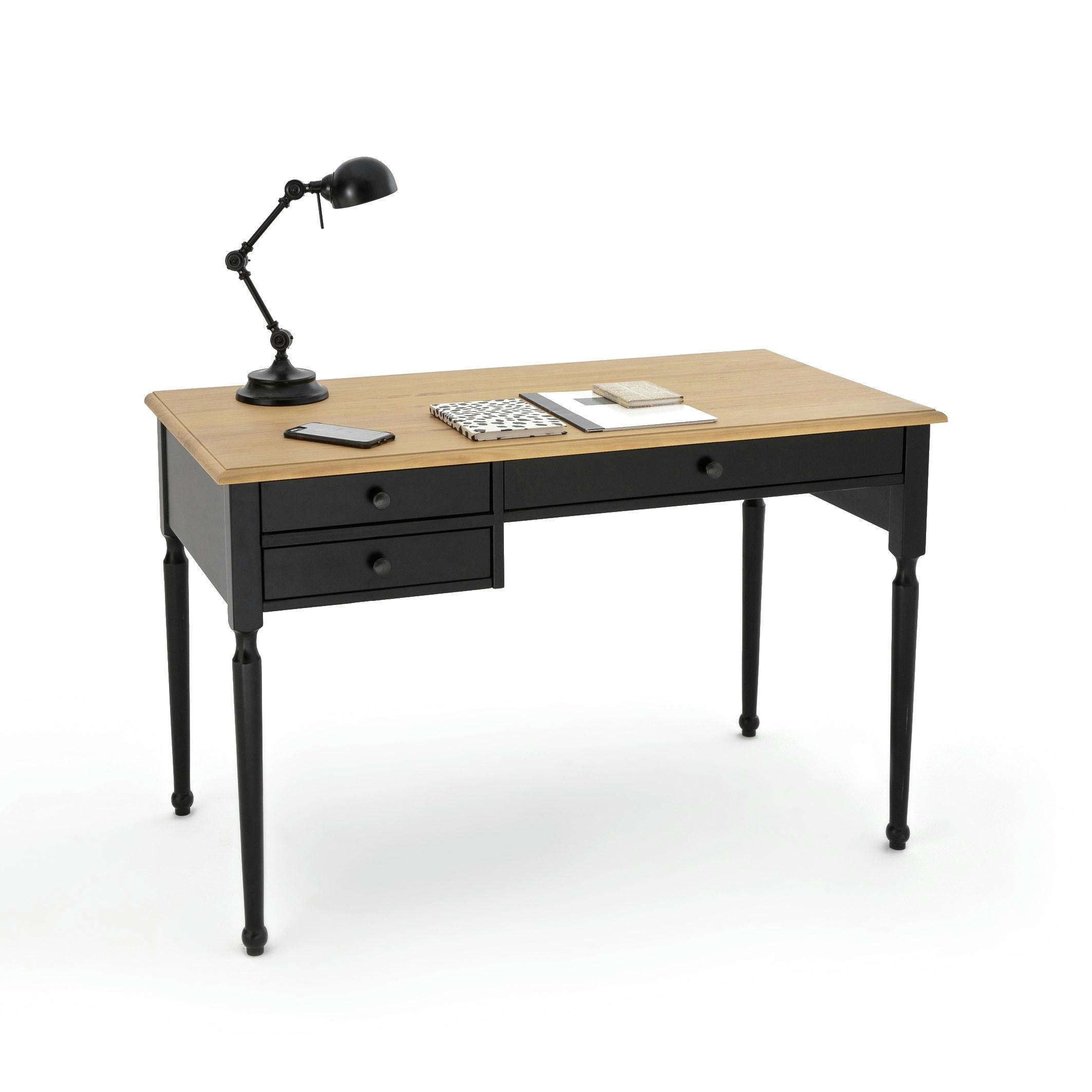Bureau pin massif