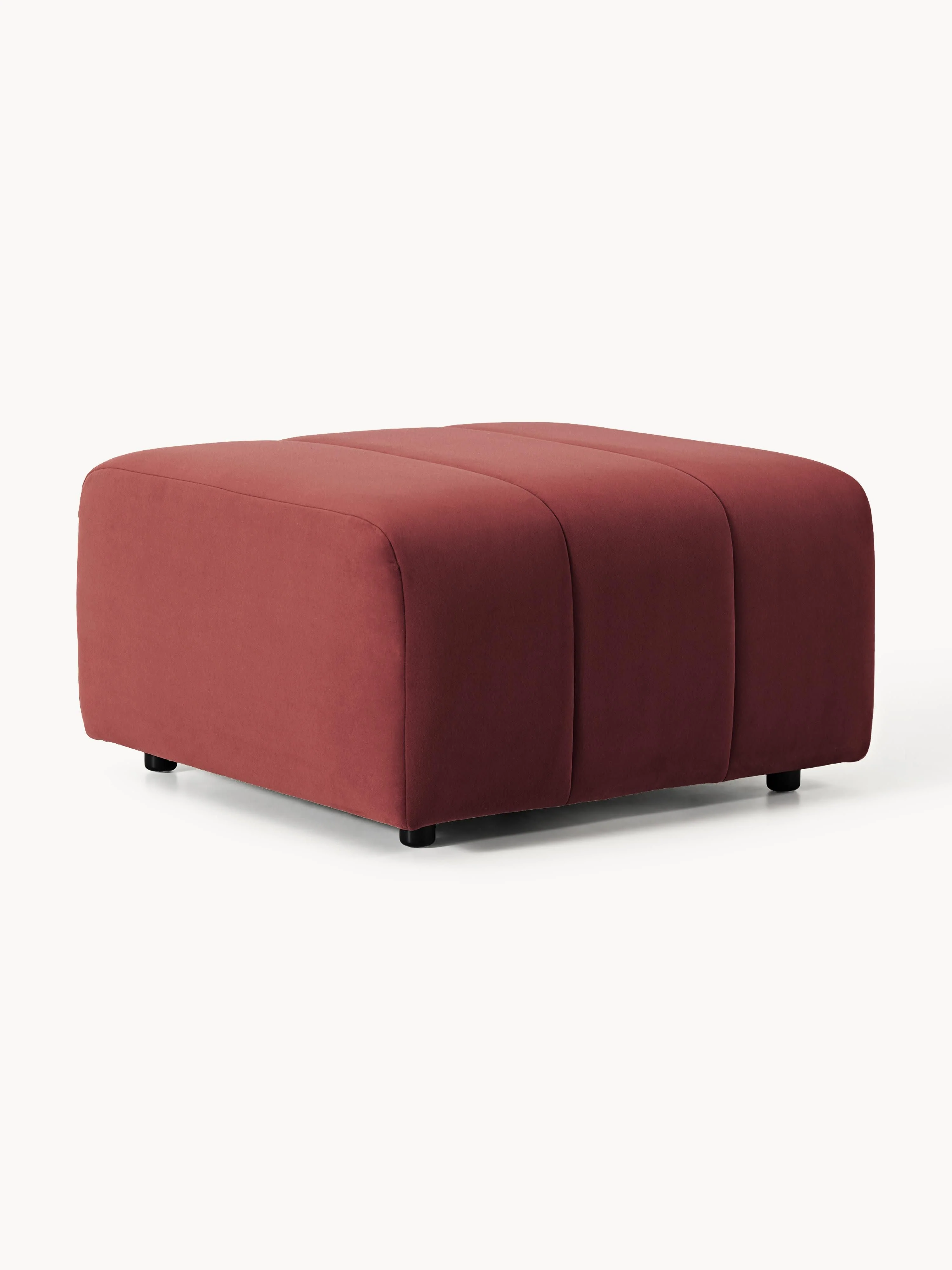 Samt-Sofa-Hocker Lena