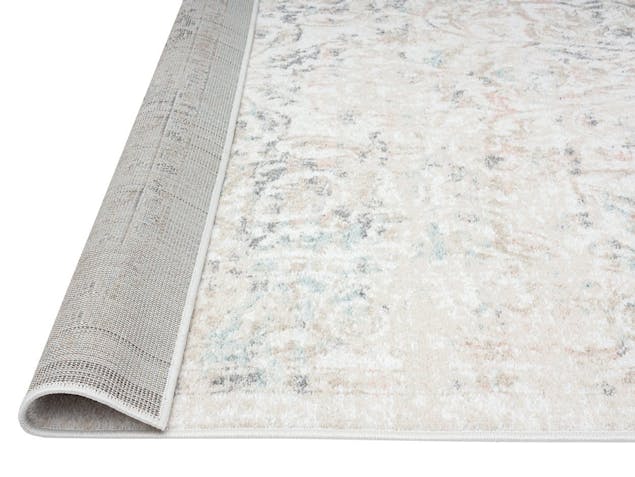 Elouise Cream And Grey Multi-Colour Traditional Floral Rug