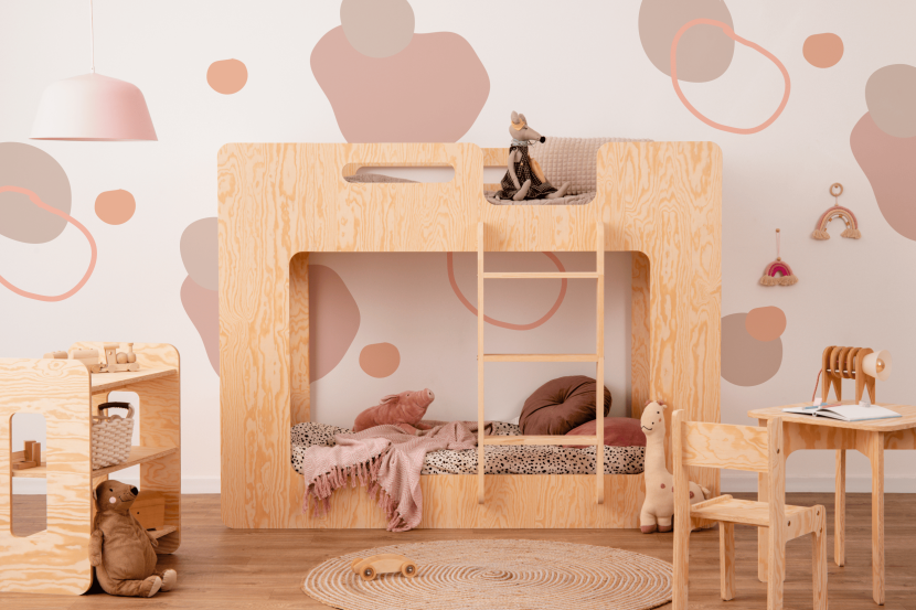 Łóżko piętrowe drewniane MIMI P - SMARTWOOD®